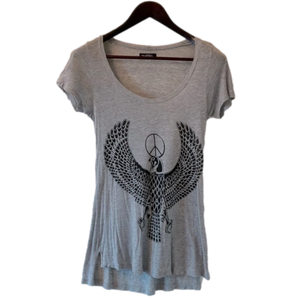 Lauren Moshi Eagle Scoop Neck T-shirt - M